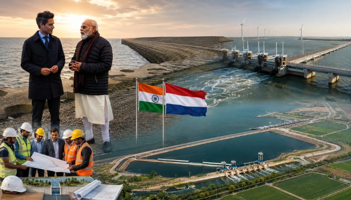 PM Modi visits Afsluitdijk Dam during Netherlands tour, focus on Kalpasar Project