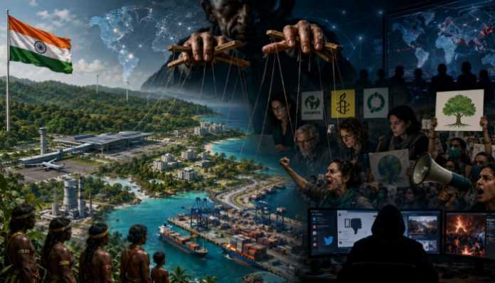 The goal of worldwide propaganda is to thwart the Great Nicobar Project.