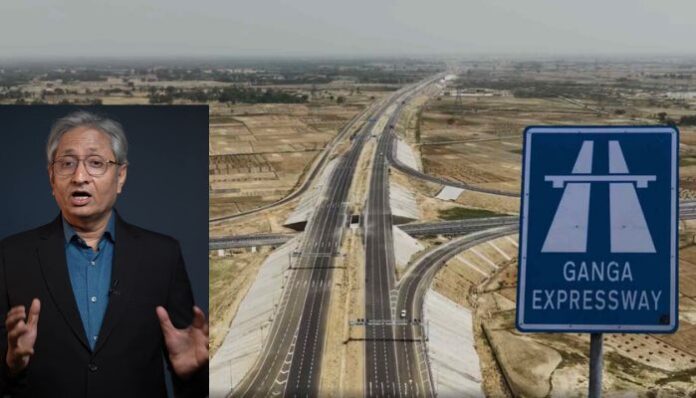 Ravish Kumar criticises Ganga Expressway
