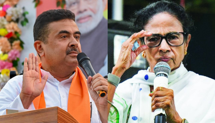 BJP candidate defeated the TMC Mamata Banerjee.