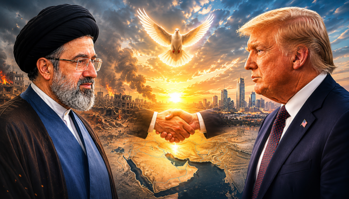Trump claims that the peace deal with Iran is almost ready.
