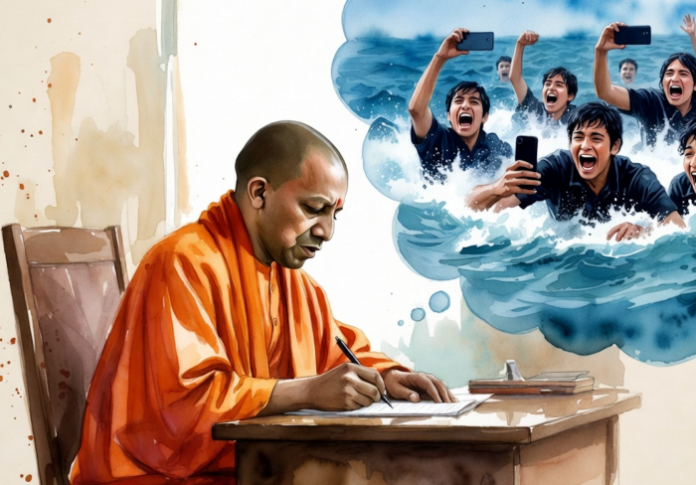 UP CM writes message for youth