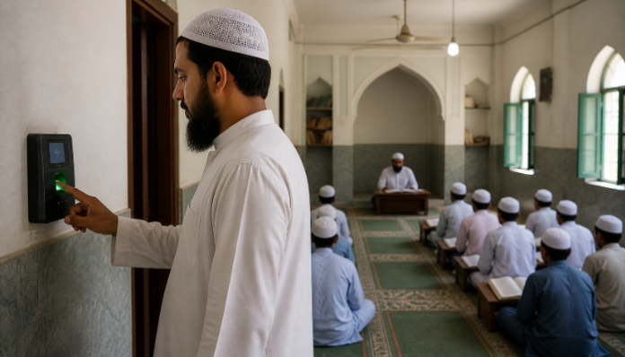 Teachers at state-run madrasas in Uttar Pradesh falsify their attendance records.