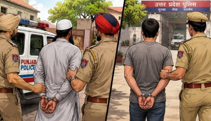 Umar Deen arrested from Zirakpur in connection with the Jalandhar BSF HQ blast case.