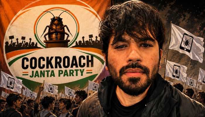 Abhijeet Dipke’s Cockroach Janta Party uses satire to push familiar opposition talking points.