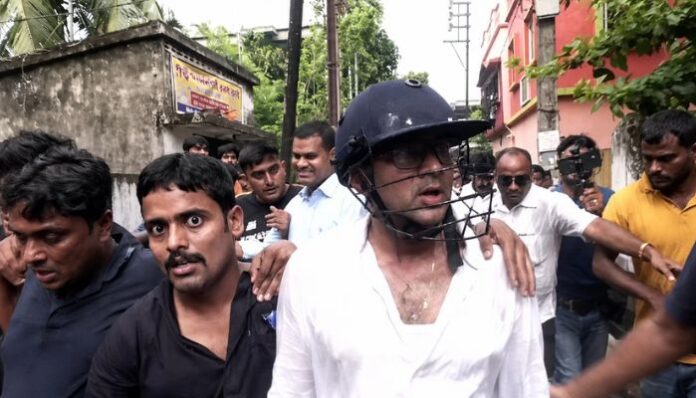 Another accused in the attack on Abhishek Banerjee has been identified as local TMC leader Nirmalya Sengupta.