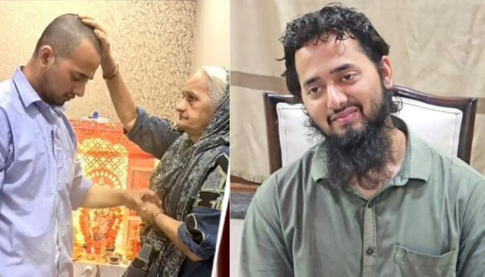 Ayush Malik returns to Hinduism after converting to Islam and adopting the name Mohammad Ali.