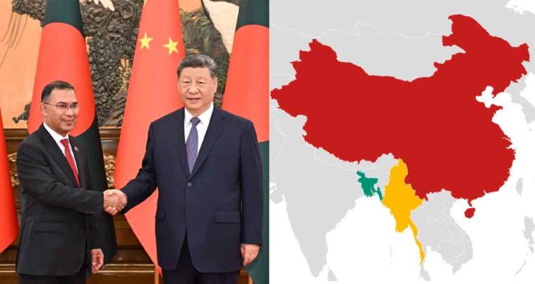 China proposes the development of China-Myanmar-Bangladesh economic corridor under Belt and Road cooperation during PM Tarique Rahman’s China visit