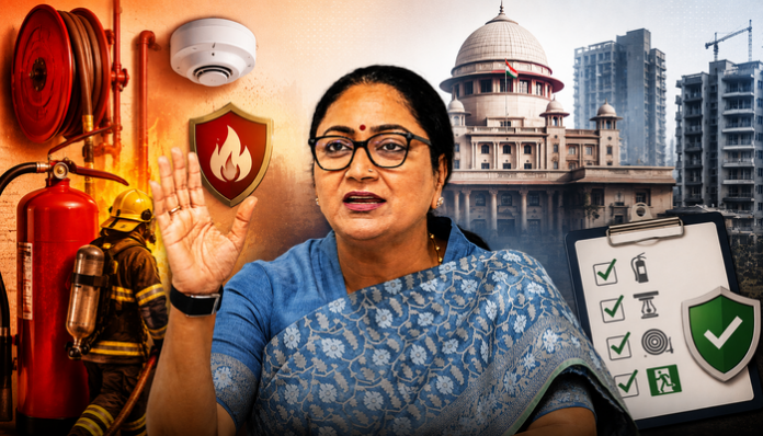 Delhi government plans to pass laws to make fire safety measures mandatory in Delhi.