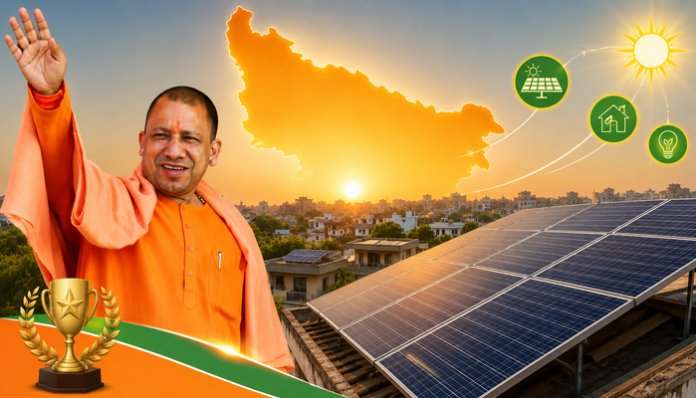 Lucknow secured the first position in solar rooftop installations.