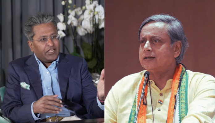 Lalit Modi said that Shashi Tharoor threatened him.