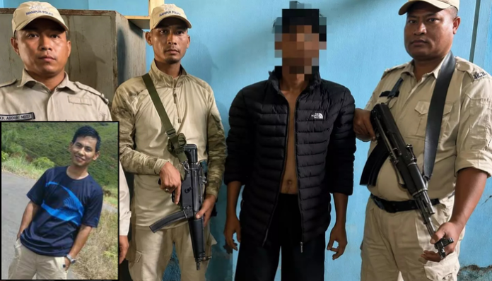 Manipur policeman stabbed to death by suspected drug-smuggler.
