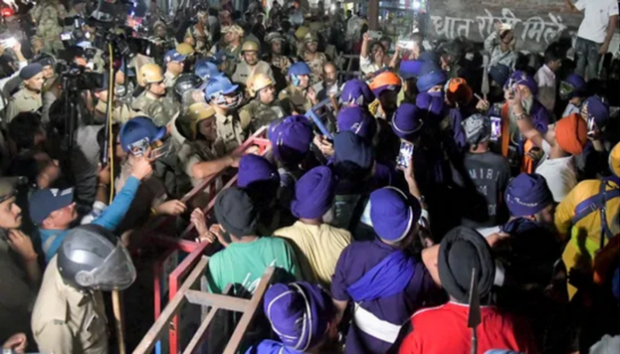 Nihangs camping at Paonta Sahib gurudwara refuse to leave without getting their demands fulfilled.
