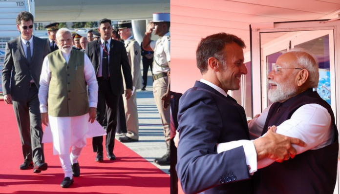 PM Modi is on his visit to France.