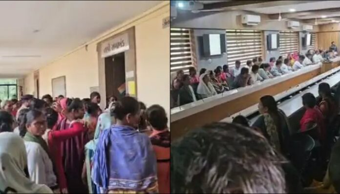 Women from several villages in Songadh taluka have accused local authorities of favouritism and religious discrimination in PM Awas Yojana implementation