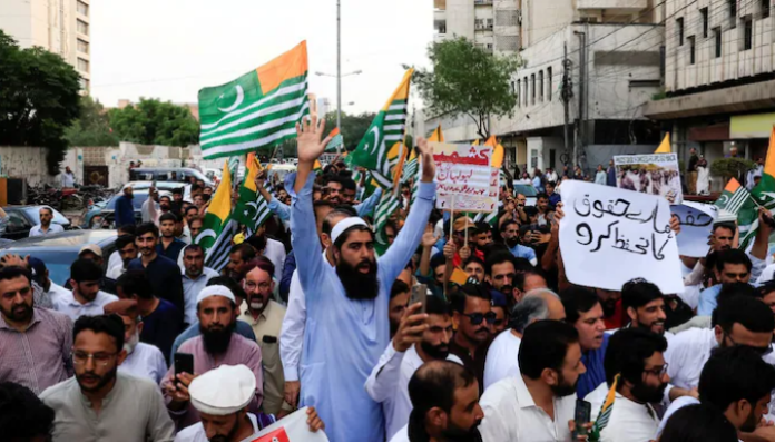 PoK is shaken by violence as security forces shoot at protesters.