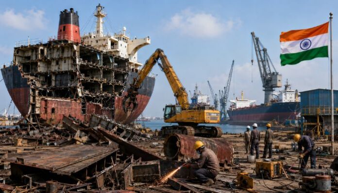 India captured 35.4% of the global ship recycling market and surpassed its 2030 target early.