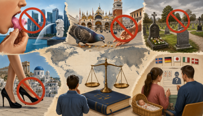 There are several laws in different countries that may sound absurd to people.
