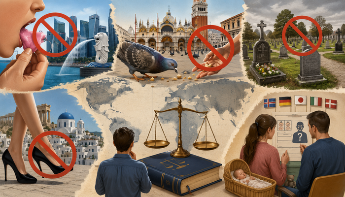 Did you know it’s illegal to die in some places? 7 bizarre laws from around the world and the surprising reasons behind them