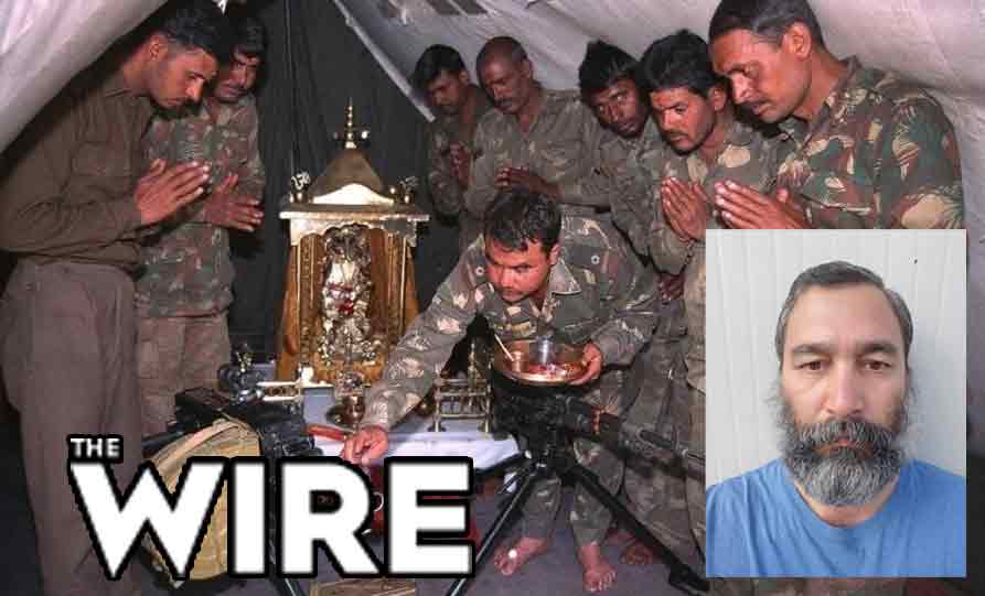 The Wire targets the Indian Army, claims armed forces are undergoing Hinduisation and Hindisation: Author Ali Ahmed concocts 2H to vent out his inner Hindi-Hindu Hate