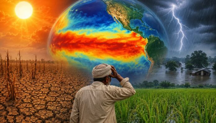 WMO warns El Niño may affect India’s monsoon and worsen heatwave risks.