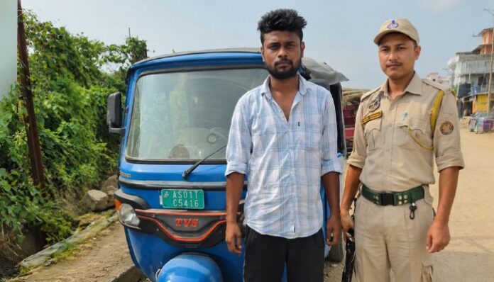 Monowar Hussain, was arrested by Dispur Police
