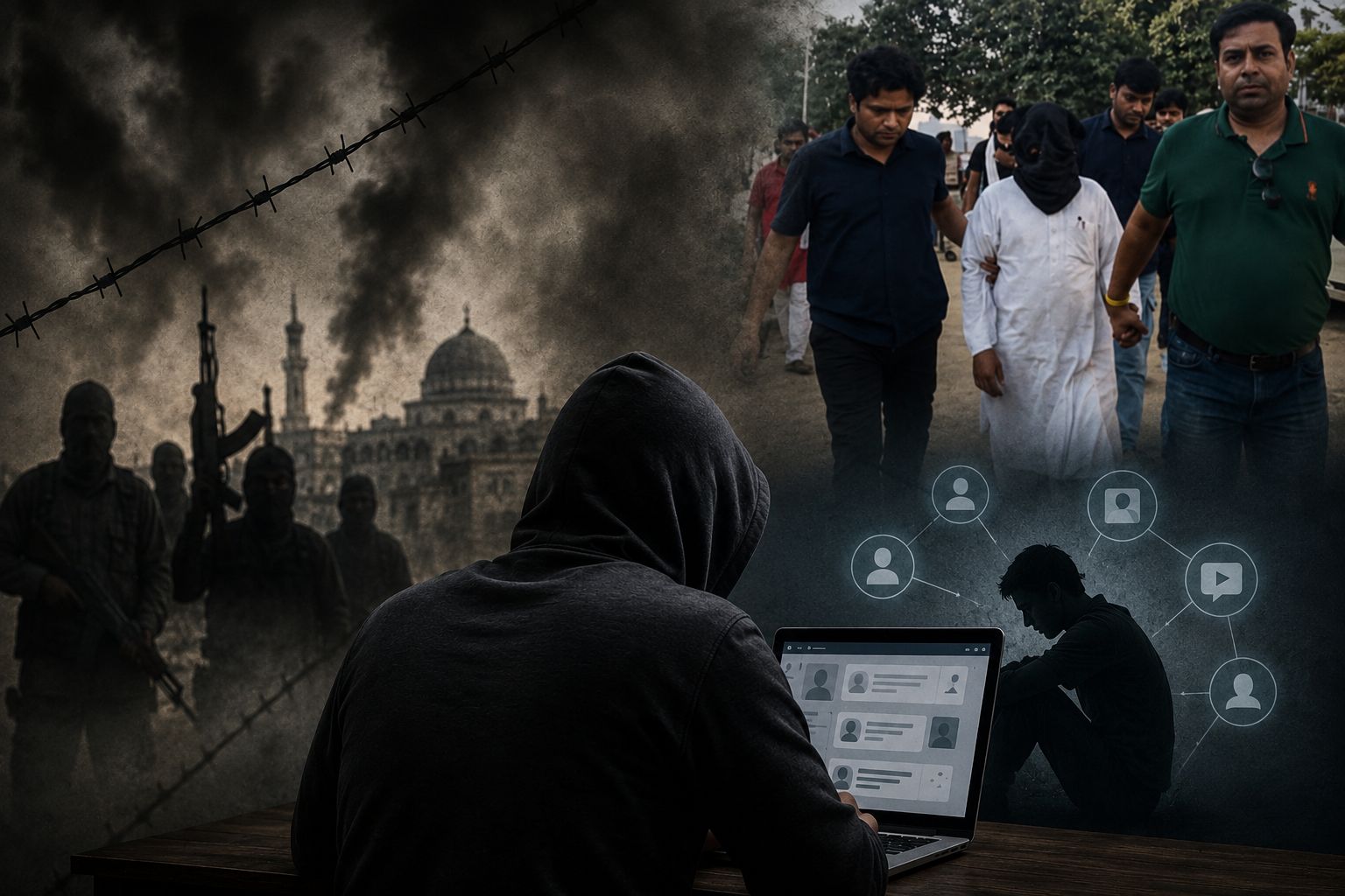 Maulana Izhar-Ul-Haq, Faraz, Naeem and Shakir arrested: Inside the ATS crackdown on multi-state ‘Lone Wolf’ radicalisation module linked to Pakistan
