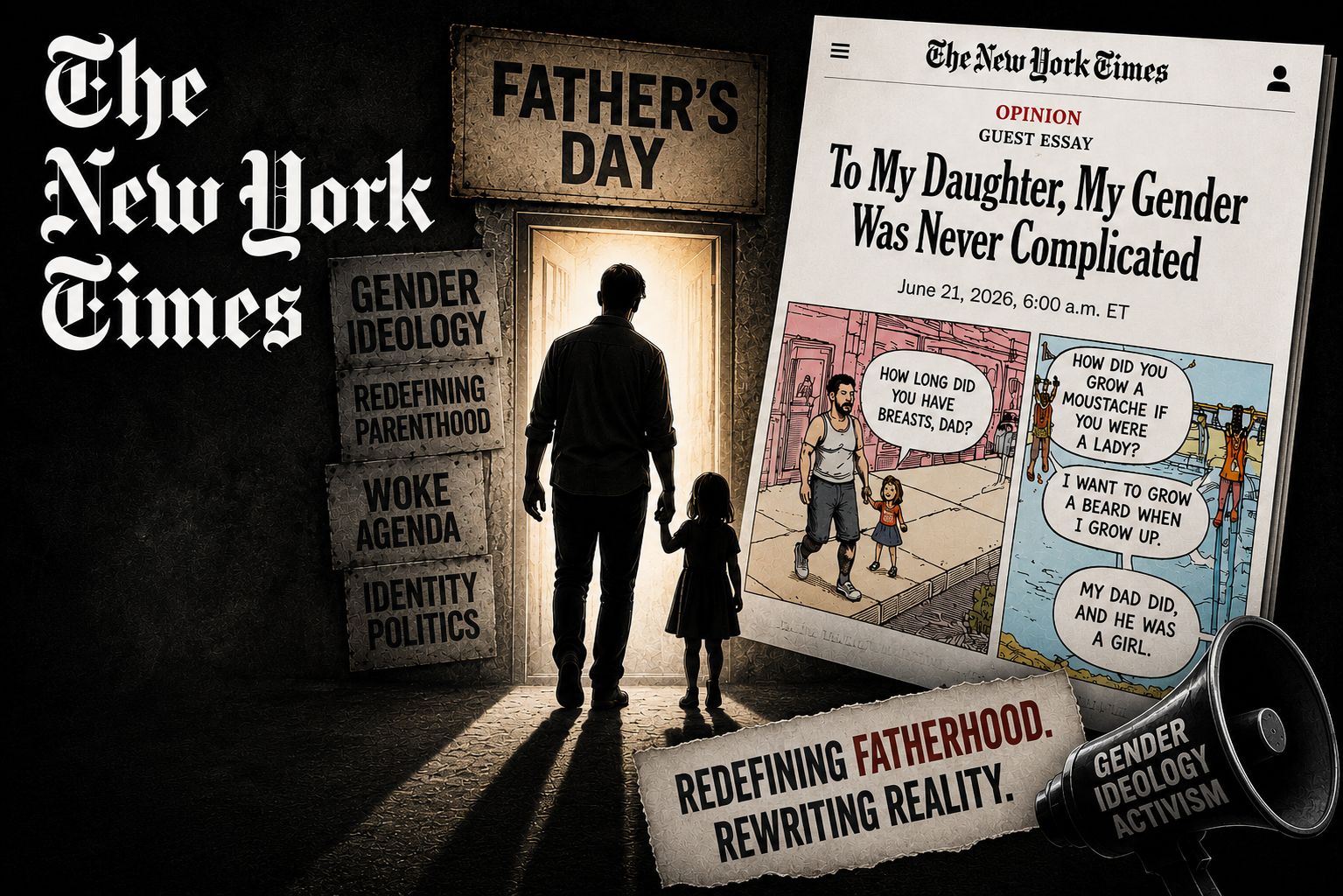 NYT triggers outrage for using Father’s Day to push ‘trans dad’ narrative: How Western media is pushing transgender activism into mainstream culture