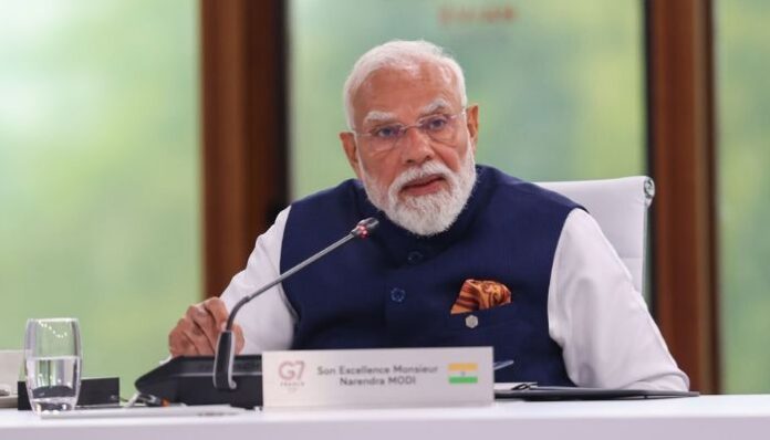 PM Modi at G7 calls for trust, safer sea routes and stronger global cooperation.