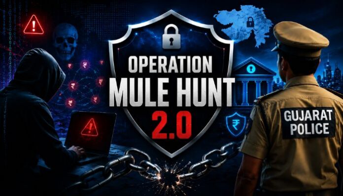 The Gujarat government has launched Operation Mule Hunt 2.0 to crack down on cyber fraud and money mule networks operating across the state.