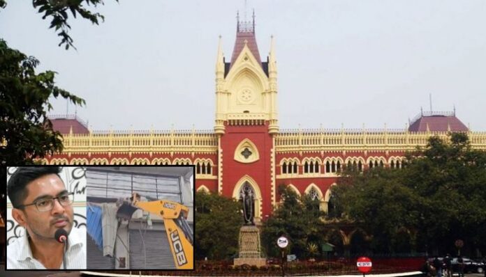 Calcutta High Court directed that no further demolition work be carried out at Abhishek Banerjee office.
