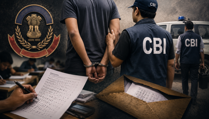 CBI arrested two accused in connection with General Departmental Competitive Examination (GDCE) 2022 question paper leak.