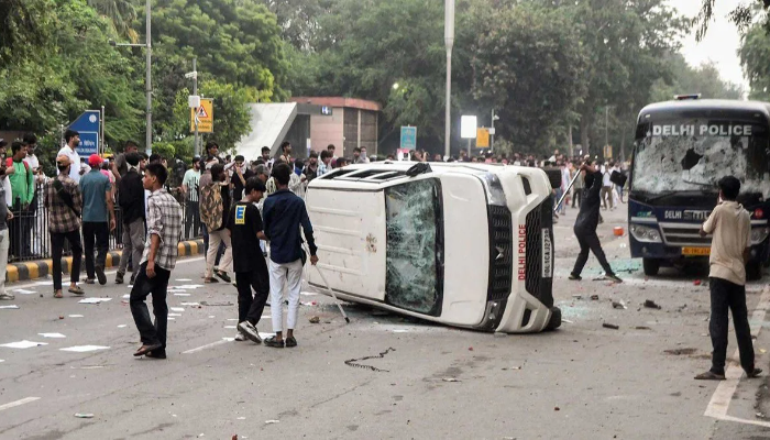 As CJP protest turns violent, Modi govt grants detention powers under NSA to Delhi Police chief