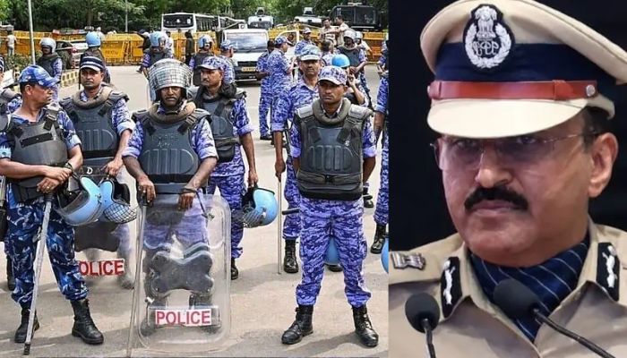 CRPF Director General Gyanendra Pratap Singh has backed security personnel amid the pellet gun controversy linked to the CJP protest at Jantar Mantar.