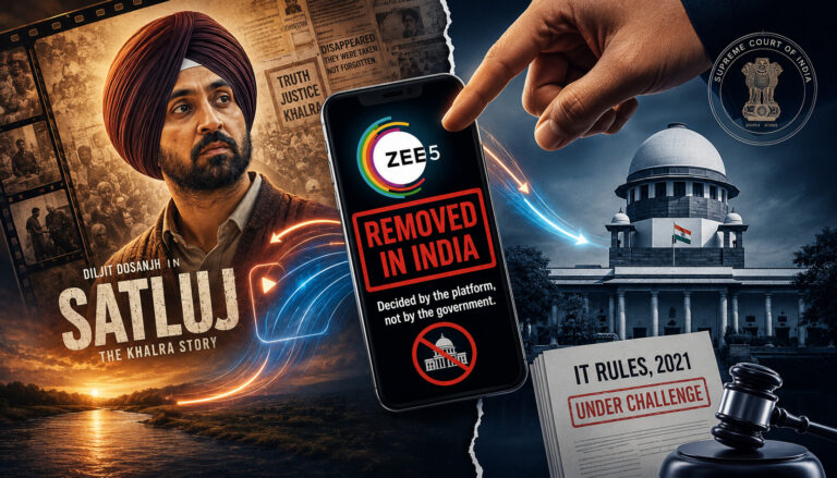 Diljit’s Satluj is a half-truth, now taken down by ZEE5 due to a legal loophole, not any govt ‘ban’: Explained