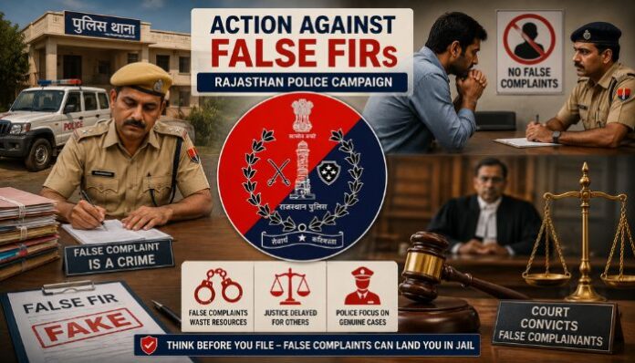 Rajasthan has launched a major campaign against false FIRs, leading to 75 convictions and court action in 1,870 cases in June alone