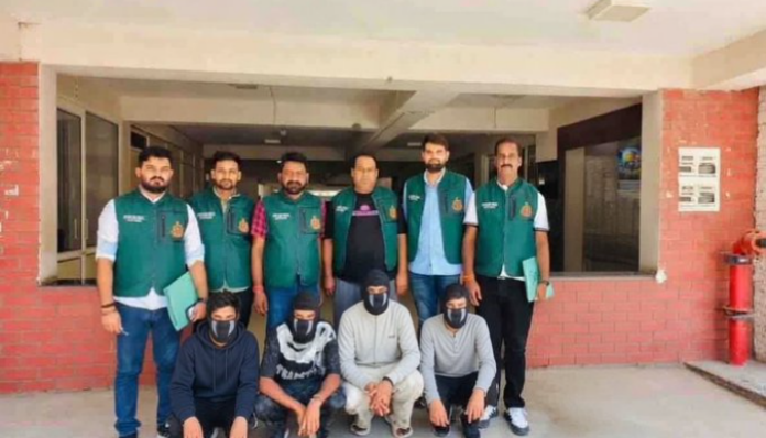Delhi police arrested four people linked to the interstate arms and terror network of Pakistan-based ISI handler Shahzad Bhatti.