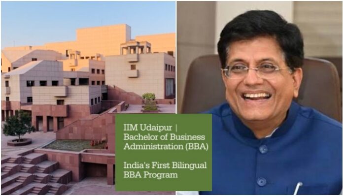 IIM Udaipur launches India's first bilingual BBA program