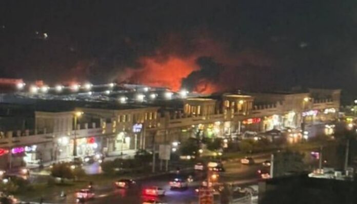 The United States launched strikes on more than 80 targets in Iran after attacks on three commercial oil tankers in the Strait of Hormuz.