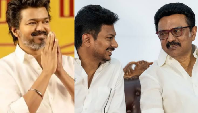 TVK and DMK level allegations of horse trading against each other.