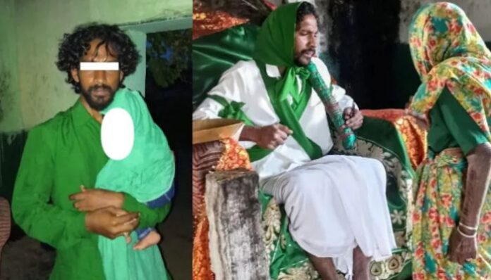 Mohd. Shaik Javed, a murder accused who had been on the run since June last year, was arrested after police tracked him down living as a 'Peer Baba' at a dargah in Telangana.