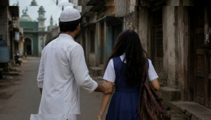 Junaid Ansari lured and abducted a young Hindu girl.