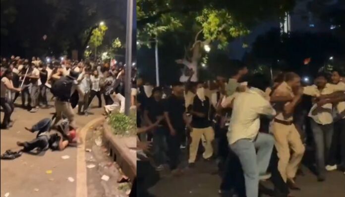 Violence erupted near Delhi's Jantar Mantar during the CJP protest after demonstrators clashed with Delhi Police and RAF personnel.
