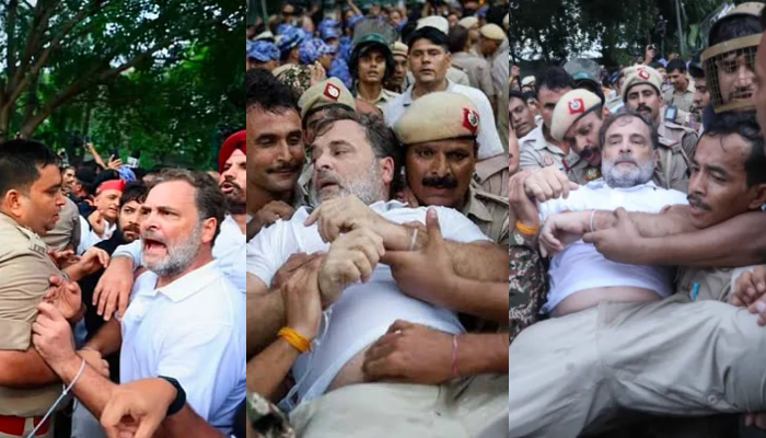 The art of performative politics: How Rahul Gandhi sought to exploit students’ grievances by protest drama outside PM’s residence