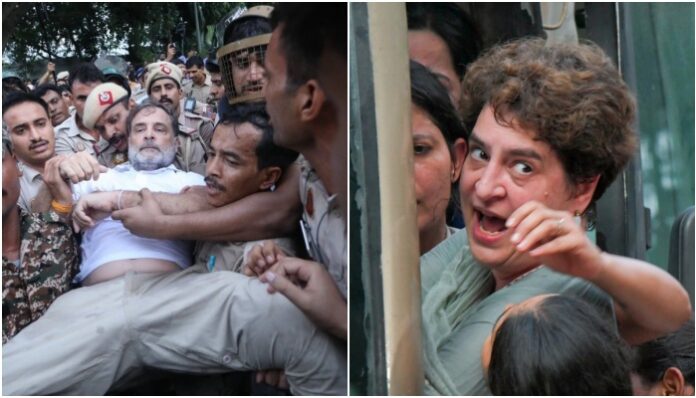 How Rahul Gandhi and Priyanka Gandhi lied to their own MPs to trick them into creating ruckus in front of PM Modi's residence