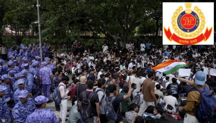 Delhi Police has said that a scrutiny of 2,873 people present at and around the CJP protest at Jantar Mantar found 989 with previous criminal records.