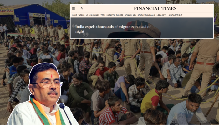 Thousands are being sent back since BJP won Bengal: Financial Times whines over India’s strict push-back policy for illegal immigrants now finally being enforced at border
