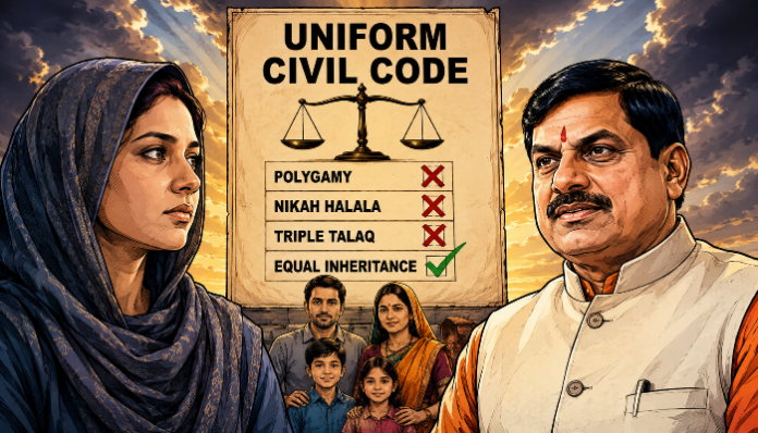 The Uniform Civil Code has been accepted by the Madhya Pradesh cabinet.