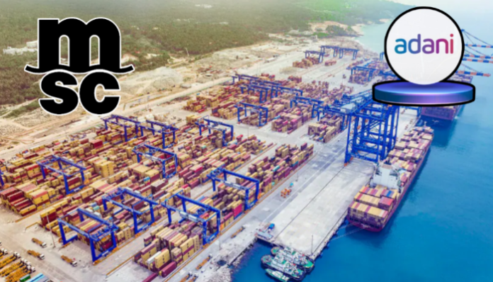 Swiss MSC will purchase a 49% share in Vizhinjam port from Adani Ports.