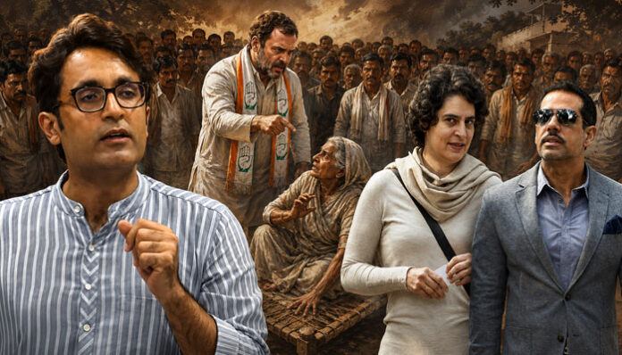 BJP accuses Priyanka Gandhi Vadra of backing an alleged Kichha land grab involving an elderly woman.